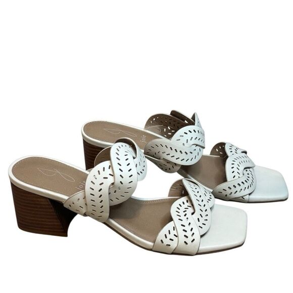 Joie Society Slip On Square Toe Block Heel Sandal - Picture 1 of 10